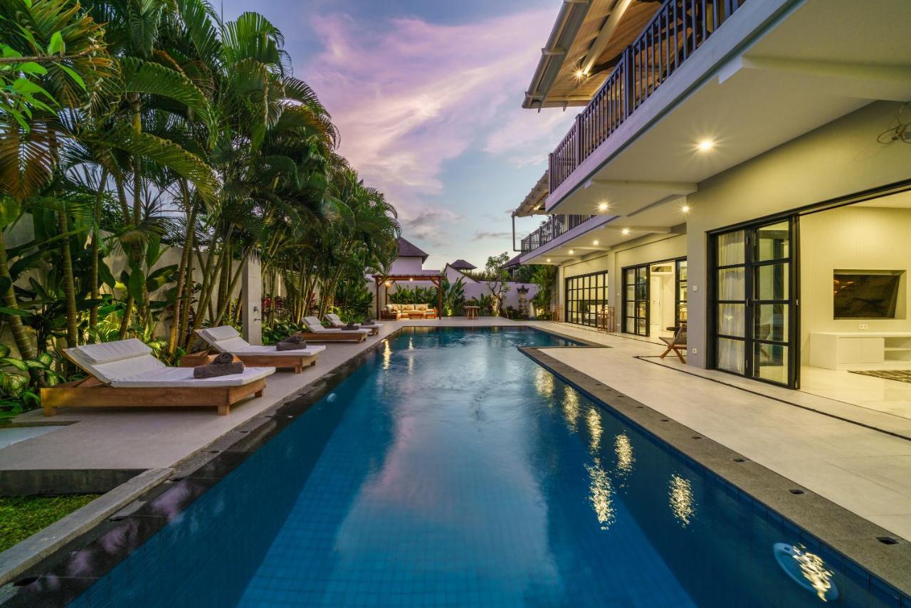 Villa Okenada - Modern 5-Bedroom Pool Villa In Berawa! Canggu  Ngoại thất bức ảnh